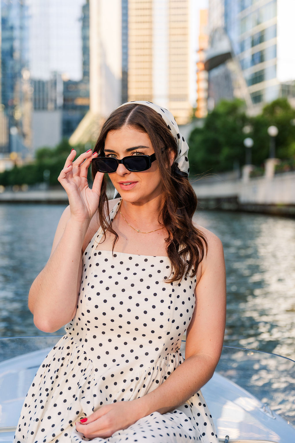 retro engagement session outfit
